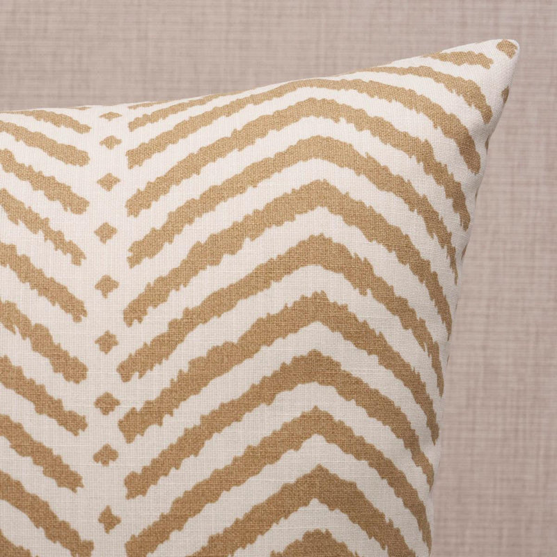 La Jolla I/O Pillow, Wheat Chevron