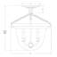 Chapman & Myers Country Semi-Flush Bell Jar Lantern-51177294