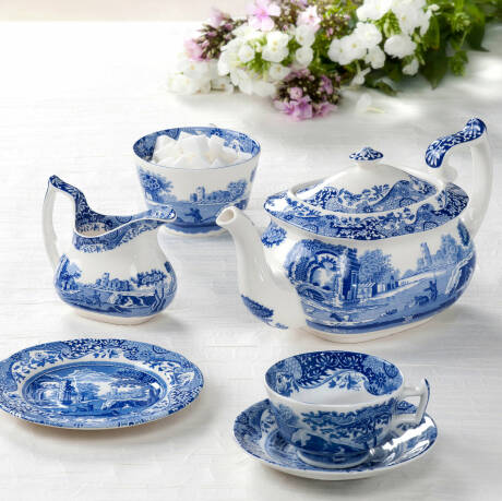 Spode Blue Italian 12 Piece Dinnerware Set, Service for 4 & Reviews ...