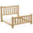 Fireside Lodge Cedar Log Traditional Bed - Cal King - Weathered-1907580537