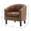 Fauteuil demi-tonneau capitonné 2 pièces Oscar-88292653