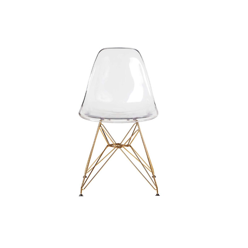 Chaise d'appoint en transparent