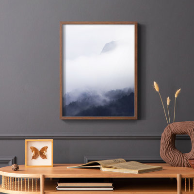 Above the Clouds Framed Print - Solid Wood
