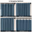 Rideaux obscurcissants en lin synthétique pour chambre et salon Bellino (1 panneau)-1007233961-1007233963