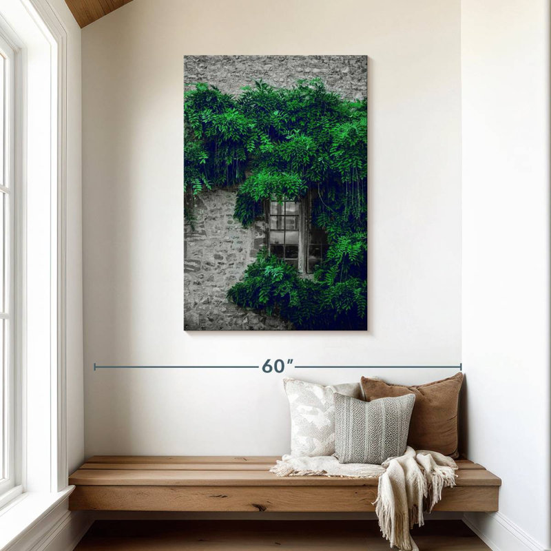 Lilie Botanical Window, 45" H x 30" W