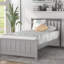 Lit plateforme en bois simple (lit)-1491614317