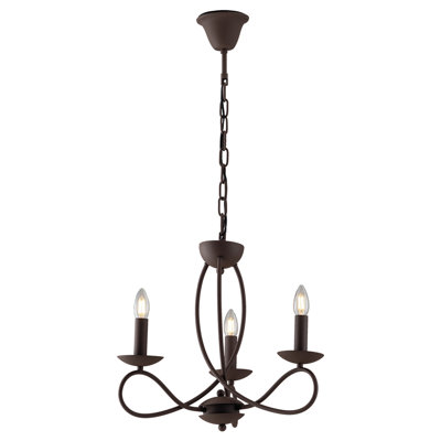 Richgrove 3 - Light Candle Style Chandelier