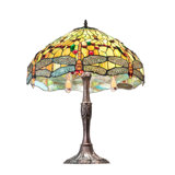 Meyda Tiffany & Stained Glass Metal Table Lamp