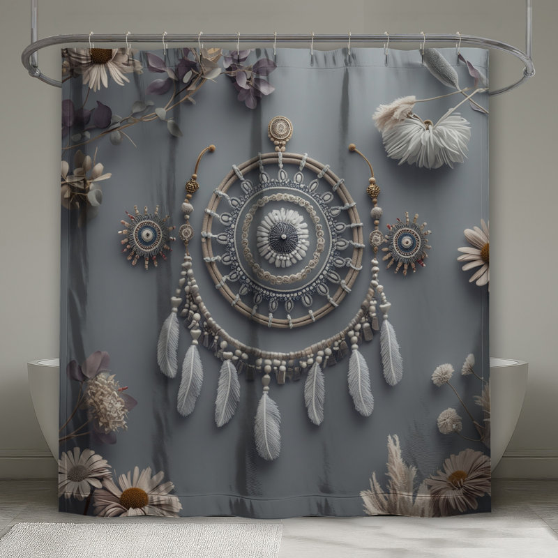 Rideaux de douche Boho, L 70 po x H 72 po