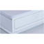 Table basse Rio Smart For Living, table basse à hauteur réglable, blanc 1003