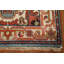 Tapis oriental bleu clair clair Heriz Serapi noué à la main 3 x 6