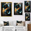 «Myroslav Aqua Golden Fragile Beauty Of Poppies», art mural encadré de coquelicots-408756378-408756368-408756373