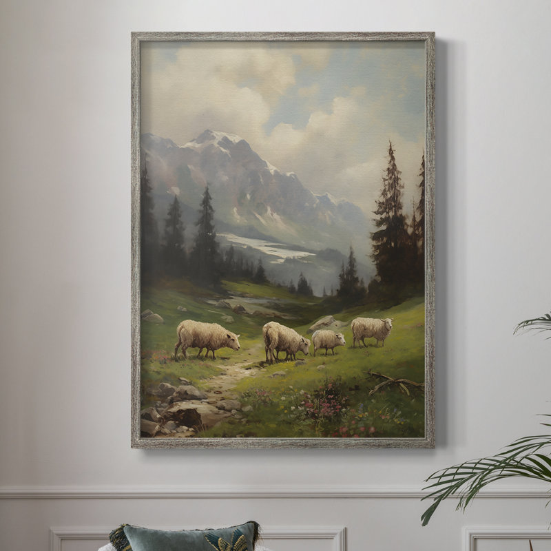 ANIMALS Series CECV, reproduction encadrée - bois massif, H 30 po x l 24 po