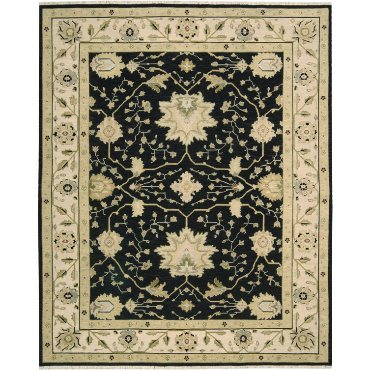 Burnham Wool Oriental Indoor Rug