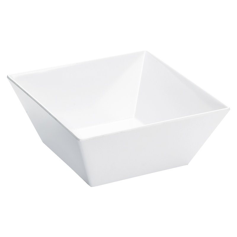 Melamine Square Bowl - 12" X 12" X 5"