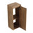 12" Bathroom Side Cabinet,Soft Close Doors,Float Mounting Design,