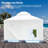 10'X12' Gazebo Cover For Hardtop Gazebos, Outdoor Universal Winter Gazebo Cover With Sidewalls And Mesh Windows, All Season Waterproof Enclosed Gazebo Cover, White-123203342