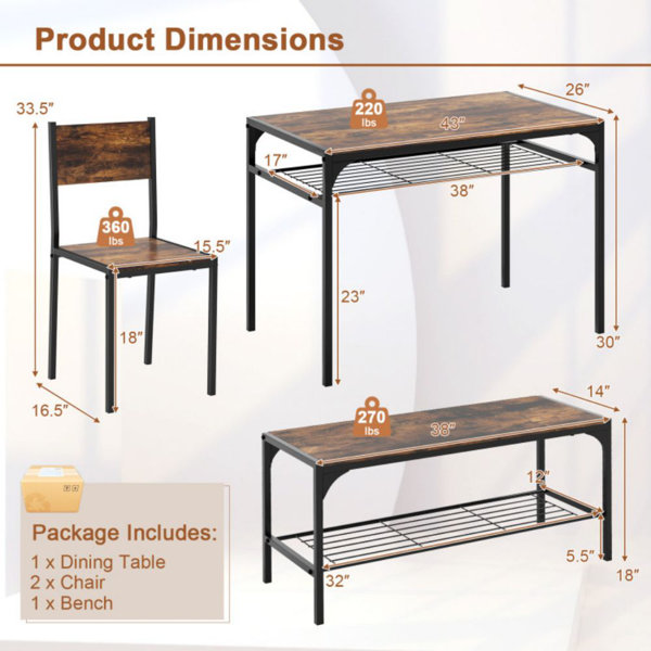 Dimensions du produit