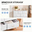 Commode moderne Verdi à 7 tiroirs en tissu, idéale pour le rangement dans la chambre à coucher.-917181262