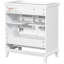 Meuble-lavabo de 30 po avec lavabo en bois massif et céramique avec cadre élégant-559521523