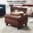Blanchett Genuine Leather Ottoman-101688268