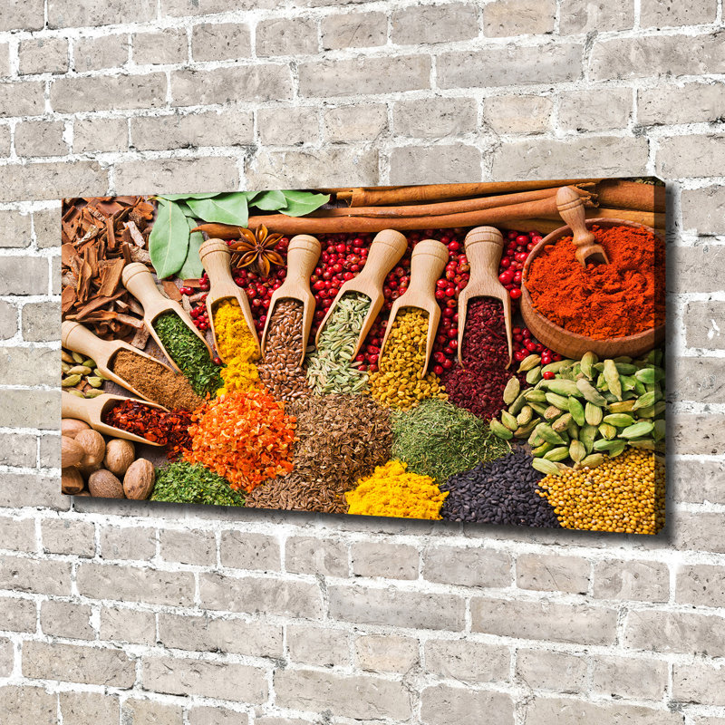 Colourful Spices - Wrapped Canvas Print
