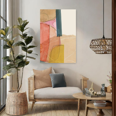 Papier brillant I, art géométrique abstrait moderne