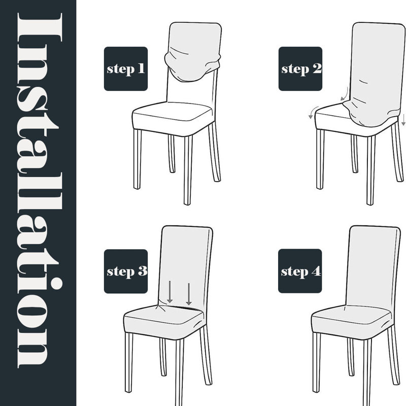 Polyester Dining Chair Slipcover