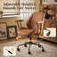 Chaise de travail ergonomique en suède avec accoudoirs rembourrés Viola-133387154