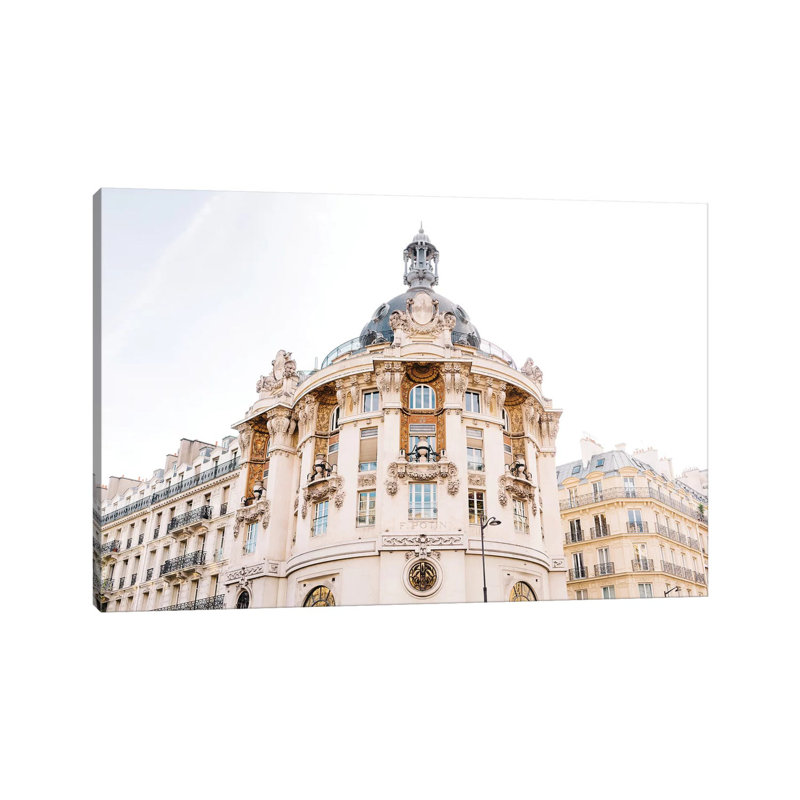 Paris Architecture II by Bethany Young - Print on Canvas, Wrapped Canvas, 45.72cm H x 66.04cm W x 1.91cm D