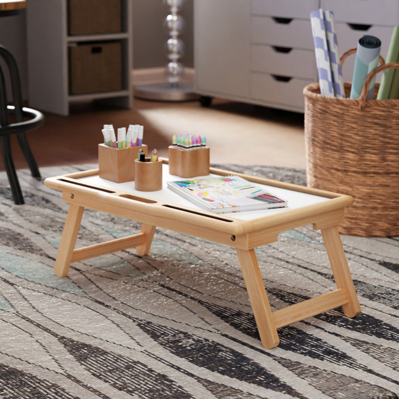 Plateau pour petit déjeuner Arlo, Blanc / naturel