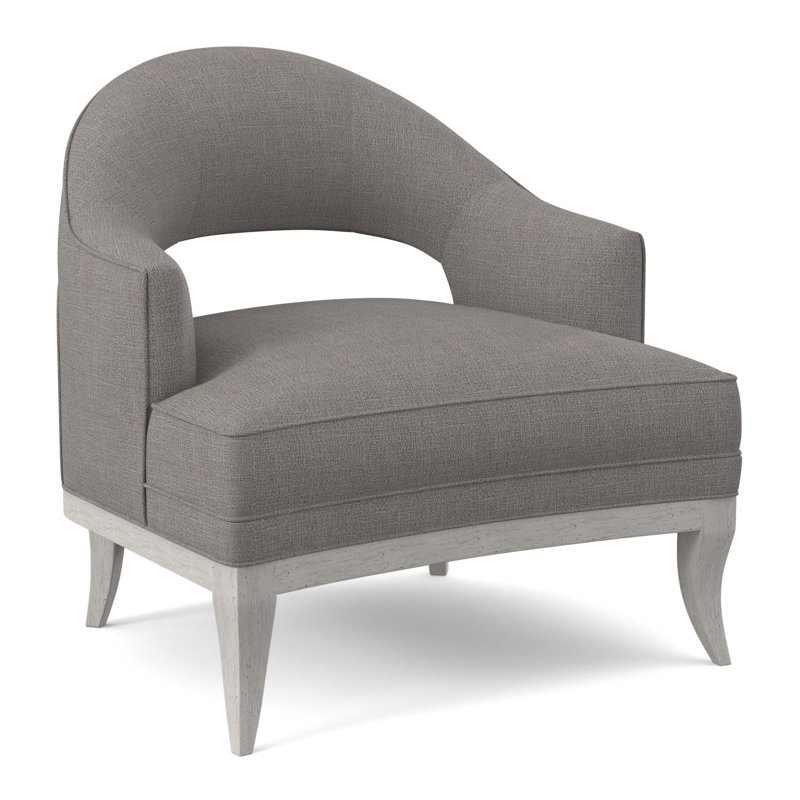 Mariposa Upholstered Armchair, Bisque, Kinsley Sky Viscose