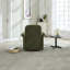 Fauteuil d'appoint pivotant avec base en bois-1694051403