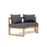 Circular Modular Outdoor Teak Bench