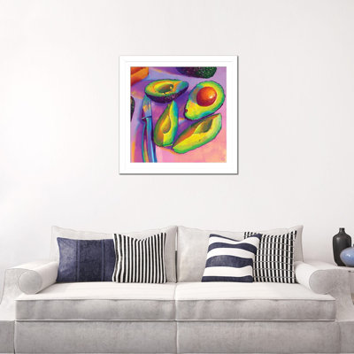 Avocado And A Half - Wall Art Print - Framed Fine Art Paper