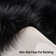 Soft Fluffy Black Faux Sheepskin Area Rug