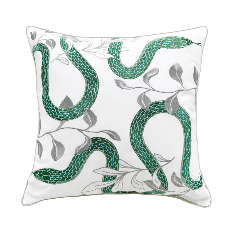 Modern Garden Snake Pillow