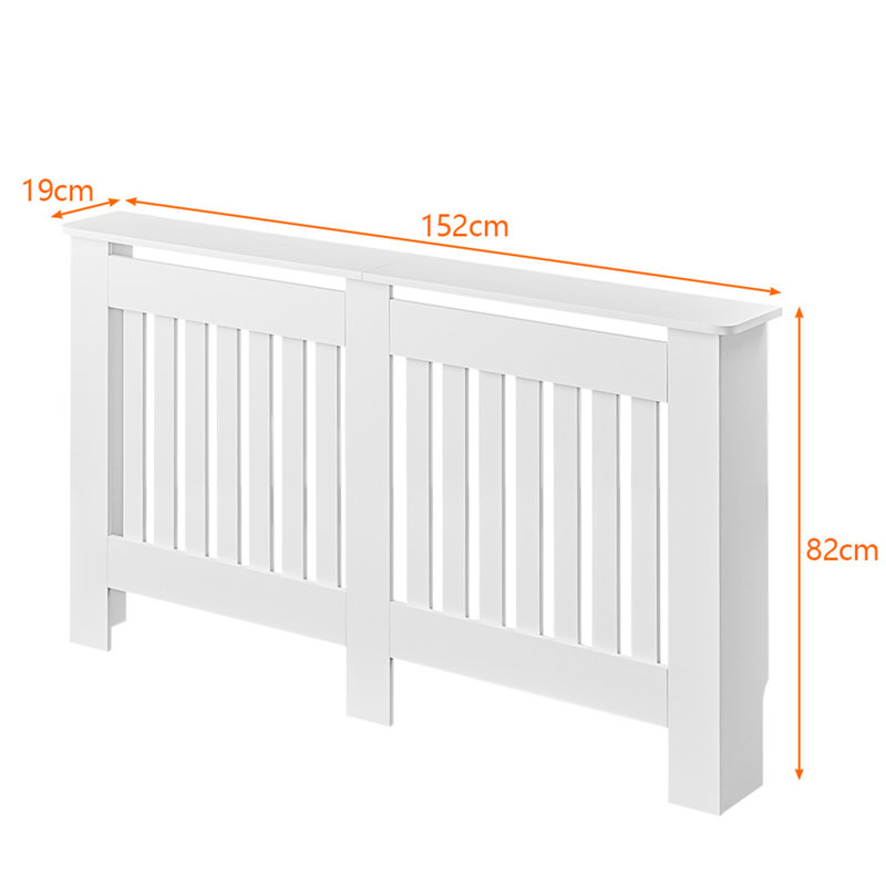 Solange Radiator Cover, 82cm H x 152cm W x 19cm D