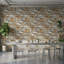 Papier peint décoratif pierre beige-913172273