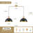 2 - Light 11.8" Dimmable Modern Industrial Metal Dome Pendant Light-1252859713