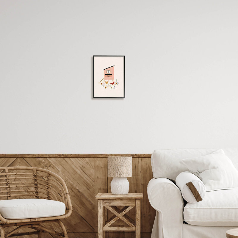 Œufs de poule pastel, estampe numérique par Loni Harris, Giclée encadrée noir minuit, H 14 po x l 11 po x P 1,5 po