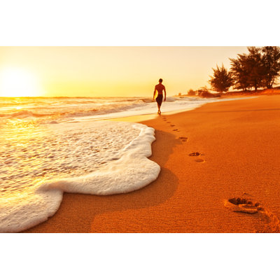 Coucher de soleil surfer par Jhorrocks