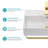 21" L x 12" W Ceramic Wall Mount Bathroom Sink, Rectangular Vessel Sink with Gold Towel Rail and Gold Faucet-117229292