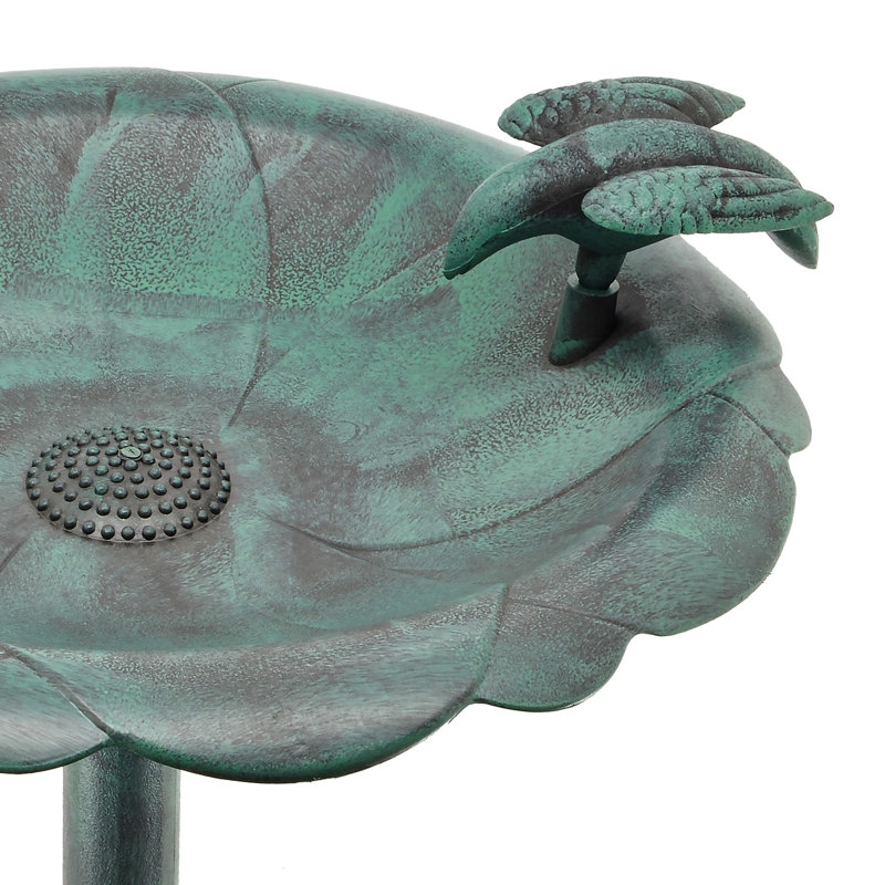 Bain d'oiseaux Aleynna, Vert-de-gris