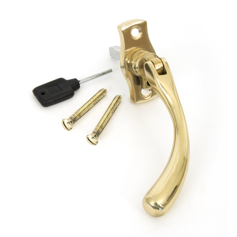 Peardrop Espag - LH, Polished Brass