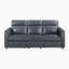 Canapé inclinable électrique double en similicuir de 84 po Tavian-369505460
