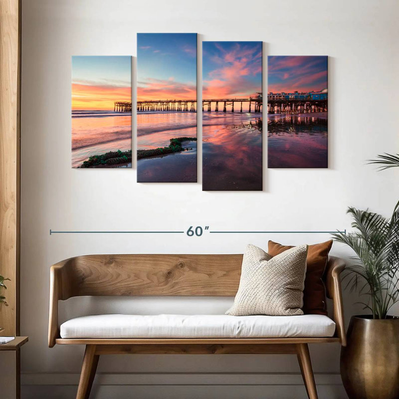 Aletra Cocoa Beach Pier Sunrise, 32" H x 52" W