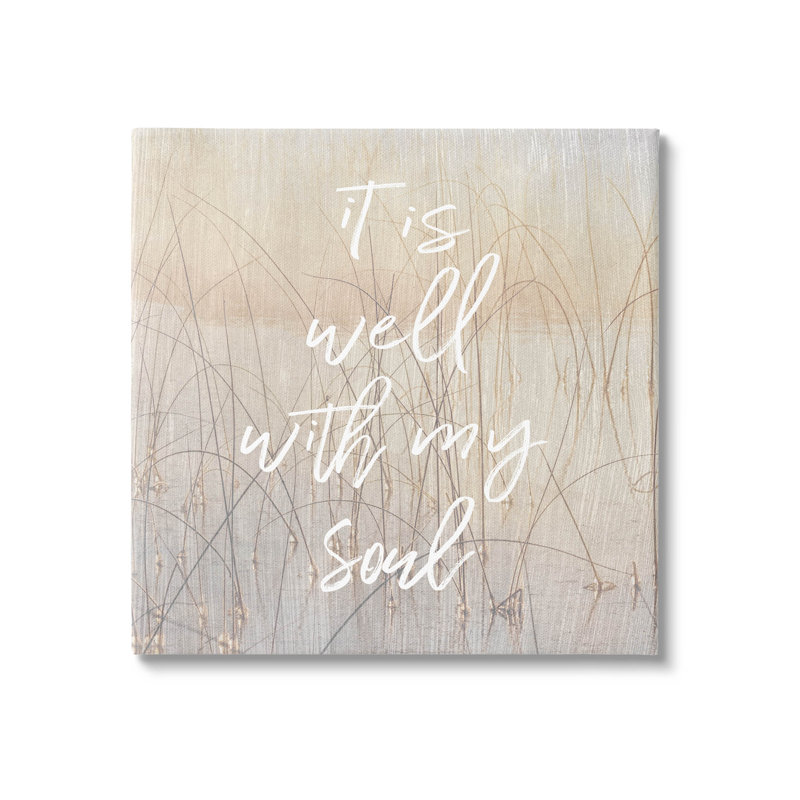 "It is Well With My Soul", art mural sur toile par Danita Delimont, H 30 po x l 30 po x P 1,5 po