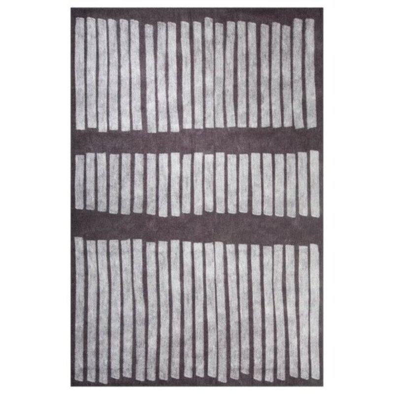 Tapis lavable en machine Premium, 4,6 x 6,2 pieds, 100% polyester, 1850 g / m² | Hauteur des poils: 0,2 po | Poly-coton écologique recyclé | Parfait pour le salon, la chambre à coucher et les endroits très passants