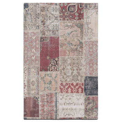 Tapis tissé Patchwork